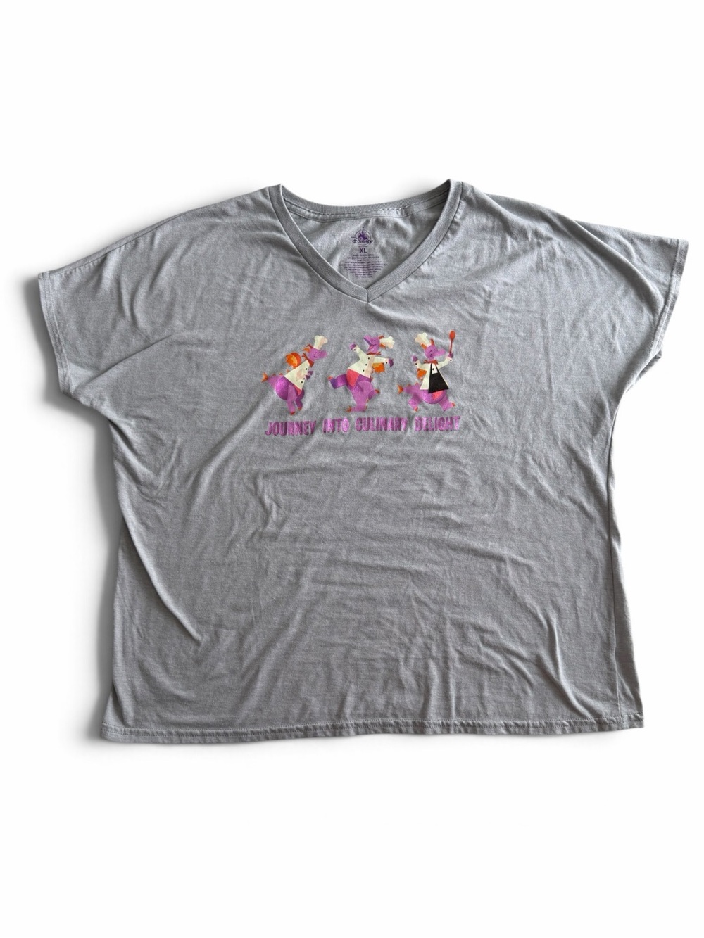 2021 Epcot Food and Wine Festival Annual Passholder Figment Shirt Sz. XL